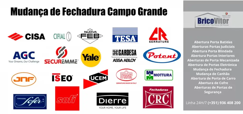Fechadura e Canhão Campo Grande